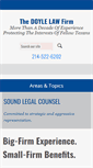 Mobile Screenshot of doylelawonline.com